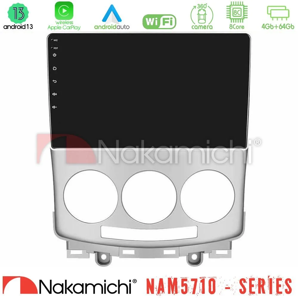Φωτογραφία προϊόντος: Nakamichi NAM5710 Series 8Core Android13 4+64GB Mazda 5 2004-2010 Navigation Multimedia Tablet 9