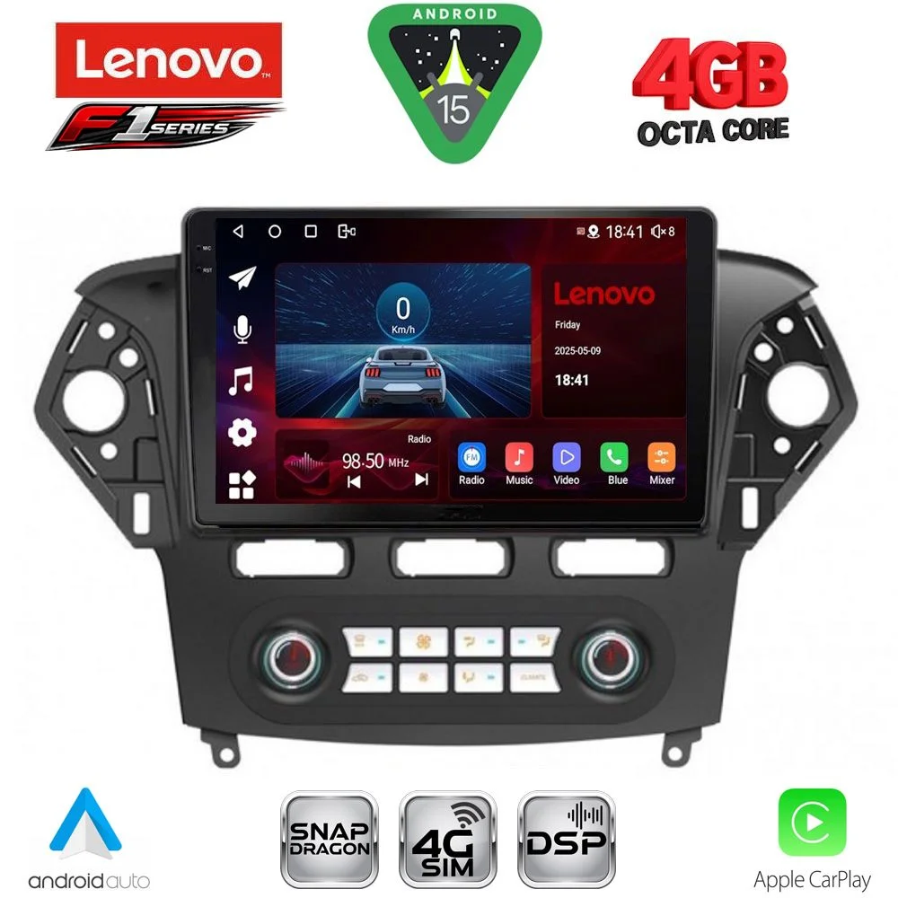 Φωτογραφία προϊόντος: LENOVO SSQ 9163_CPA CLIMA (10inc) MULTIMEDIA TABLET for FORD MONDEO mod. 2011-2013