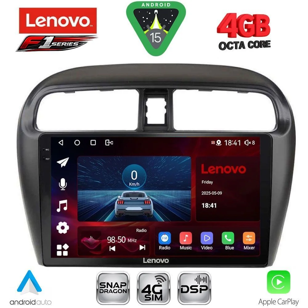 Φωτογραφία προϊόντος: LENOVO SSQ 9448_CPA (9inc) MULTIMEDIA TABLET for MITSUBISHI SPACESTAR mod. 2013-2020