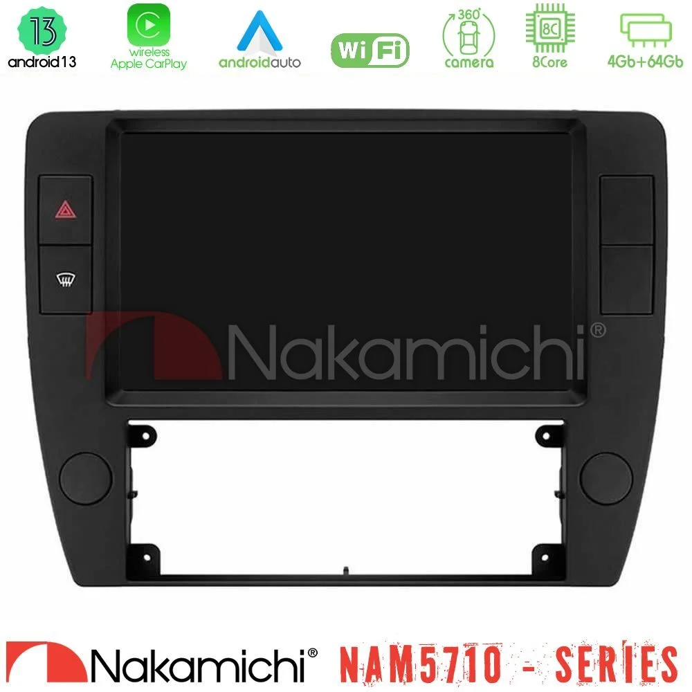 Φωτογραφία προϊόντος: Nakamichi NAM5710 Series 8Core Android13 4+64GB VW Passat B5 2001-2005 Navigation Multimedia Tablet 9