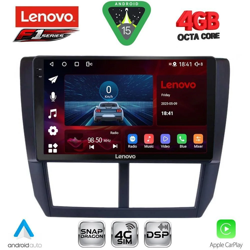 Φωτογραφία προϊόντος: LENOVO SSQ 9662_CPA (9inc) MULTIMEDIA TABLET for SUBARU FORESTER - IMPREZA - XV mod. 2008-2013