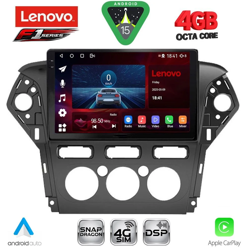 Φωτογραφία προϊόντος: LENOVO SSQ 9163_CPA A/C (10inc) MULTIMEDIA TABLET for FORD MONDEO mod. 2011-2013