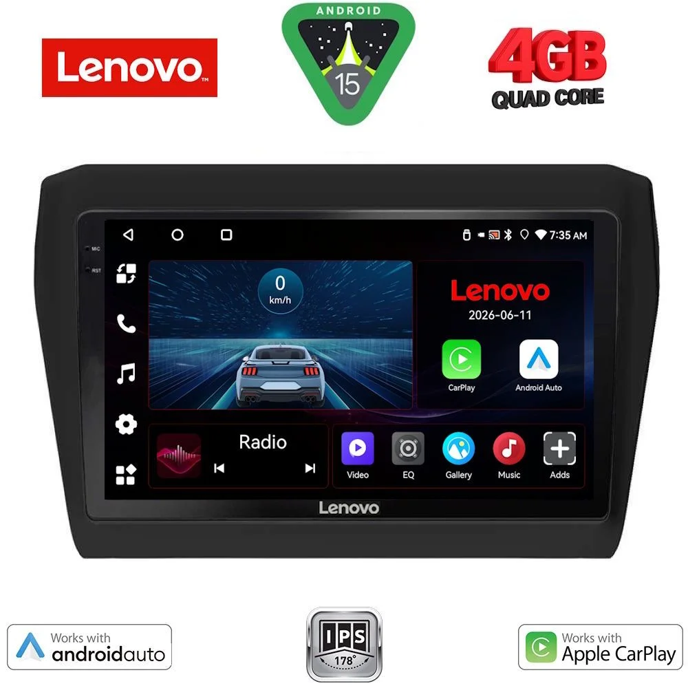 Φωτογραφία προϊόντος: LENOVO LVE 8686_CPAA (9inc) MULTIMEDIA TABLET for SUZUKI SWIFT mod. 2017-2026