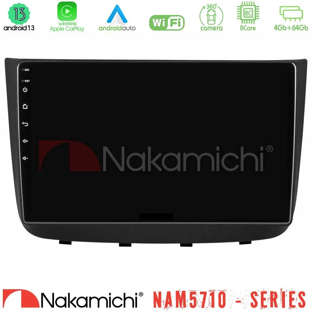 Φωτογραφία προϊόντος: Nakamichi NAM5710 Series 8Core Android13 4+64GB Mercedes Vito/Viano 2003-2006 Navigation Multimedia Tablet 10