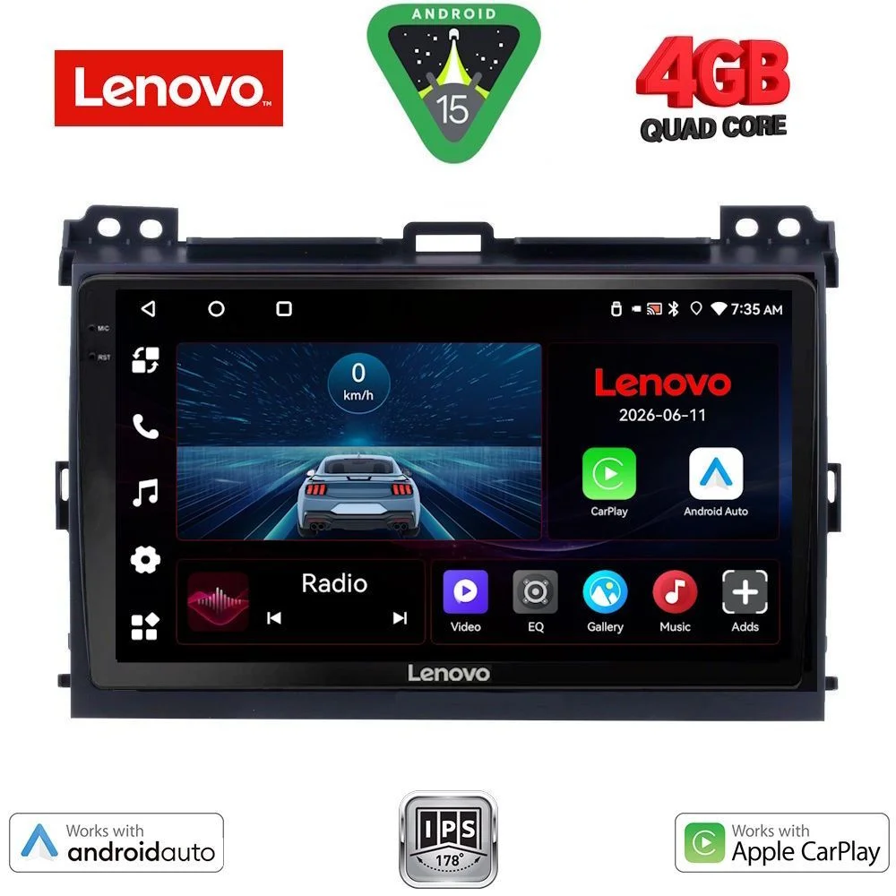Φωτογραφία προϊόντος: LENOVO LVE 8723_CPAA (9inc) MULTIMEDIA TABLET for TOYOTA LANDCRUISER mod. 2002-2008