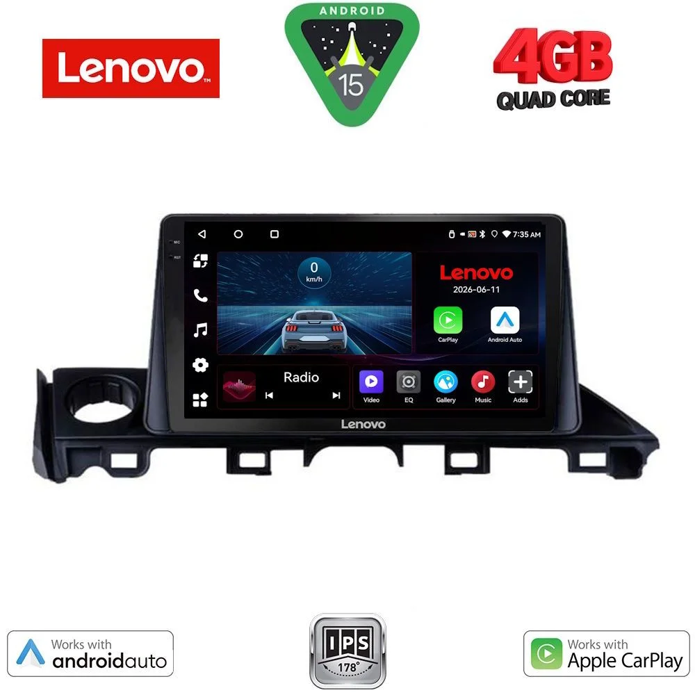 Φωτογραφία προϊόντος: LENOVO LVE 8379_CPAA (9inc) MULTIMEDIA TABLET for MAZDA 6 mod. 2017-2020