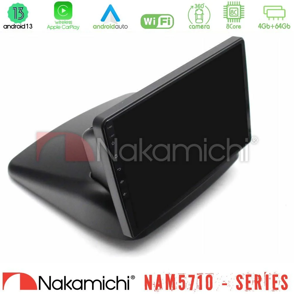 Φωτογραφία προϊόντος: Nakamichi NAM5710 Series 8Core Android13 4+64GB Fiat Doblo 2002-2009 Navigation Multimedia Tablet 10