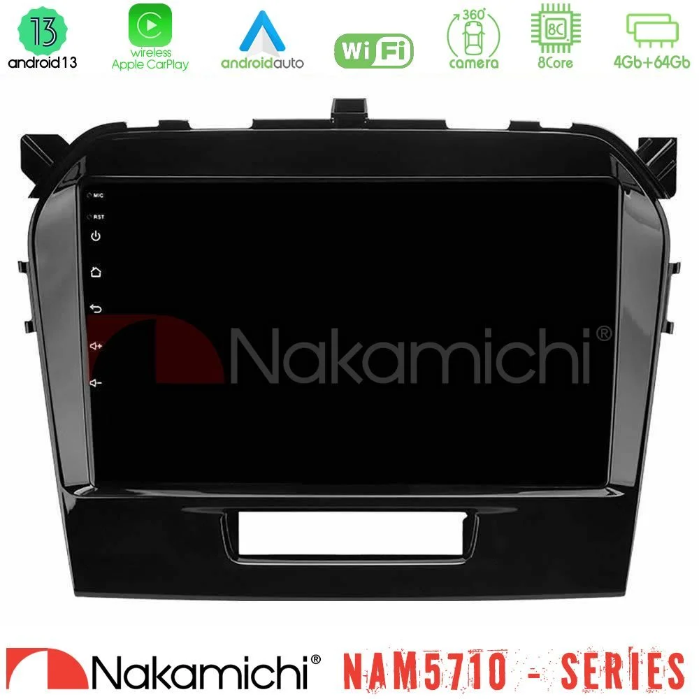 Φωτογραφία προϊόντος: Nakamichi NAM5710 Series 8Core Android13 4+64GB Suzuki Vitara 2015-2021 Navigation Multimedia Tablet 9
