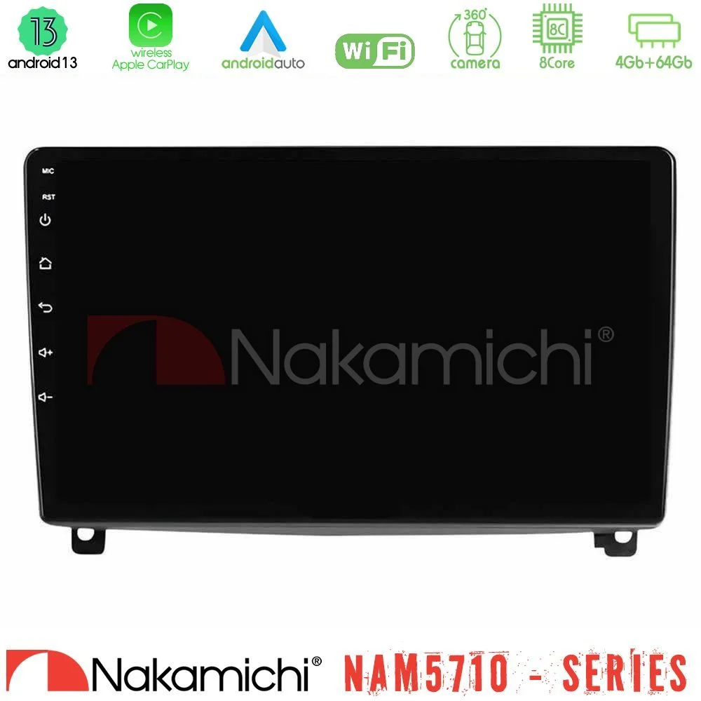 Φωτογραφία προϊόντος: Nakamichi NAM5710 Series 8Core Android13 4+64GB Peugeot 407 Navigation Multimedia Tablet 9