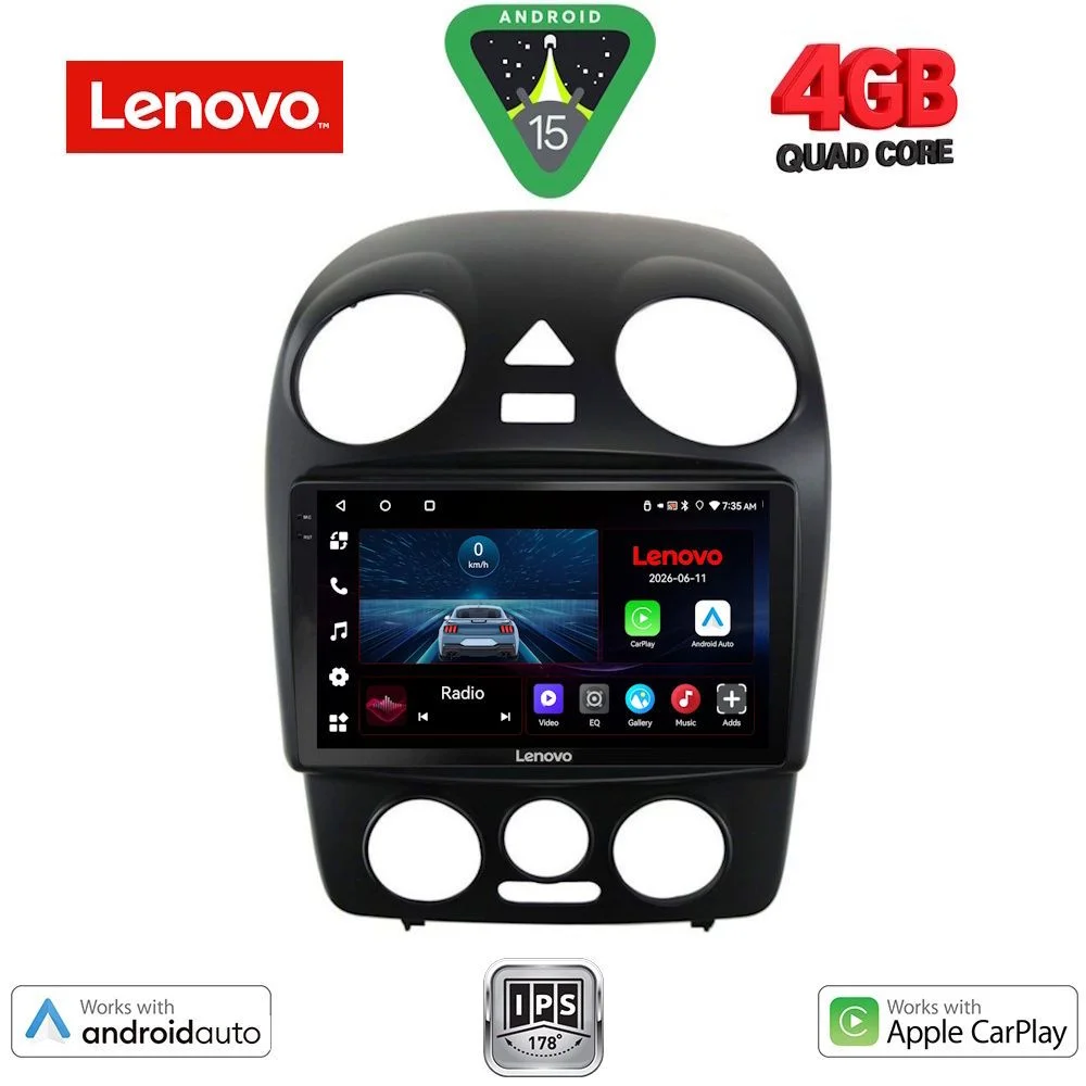Φωτογραφία προϊόντος: LENOVO LVE 8742_CPAA (9inc) MULTIMEDIA TABLET for VW BEETLE mod. 2004-2011