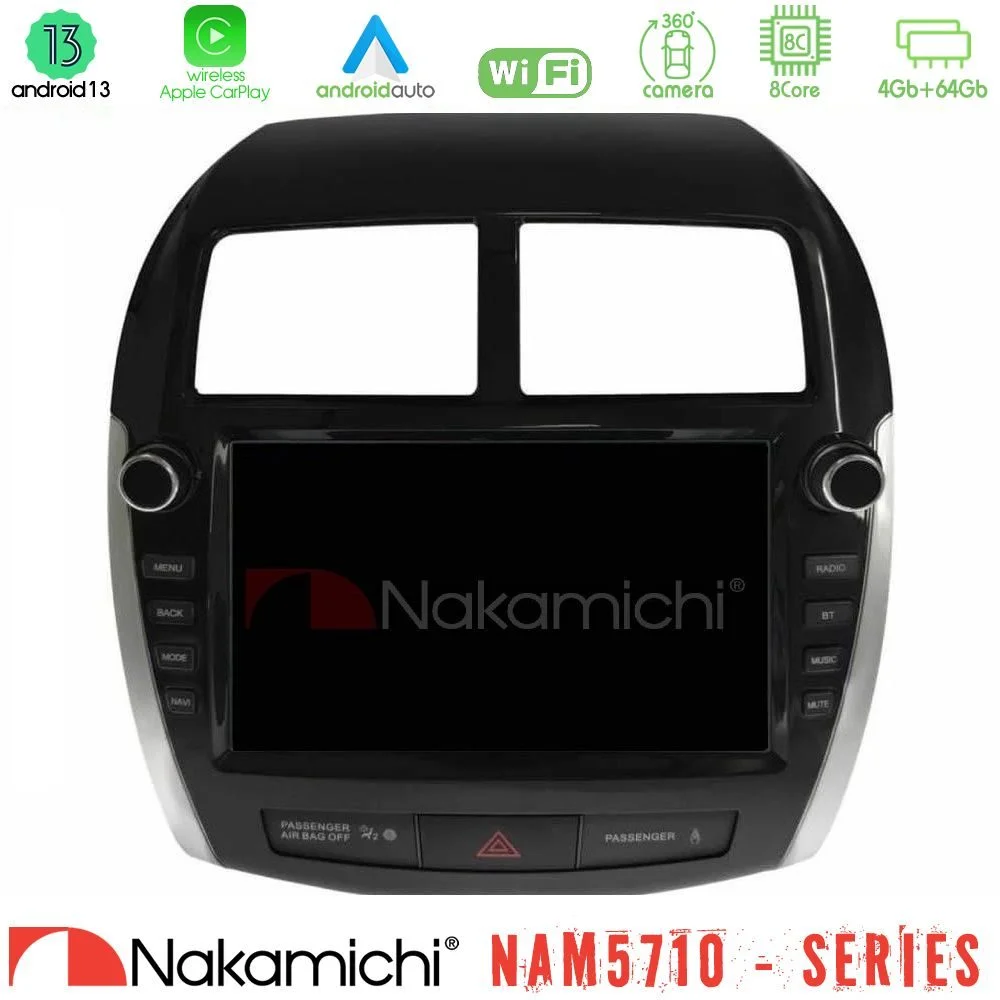 Φωτογραφία προϊόντος: Nakamichi NAM5710 Series 8Core Android13 4+64GB Mitsubishi ASX 2013-2018 Navigation Multimedia Tablet 9