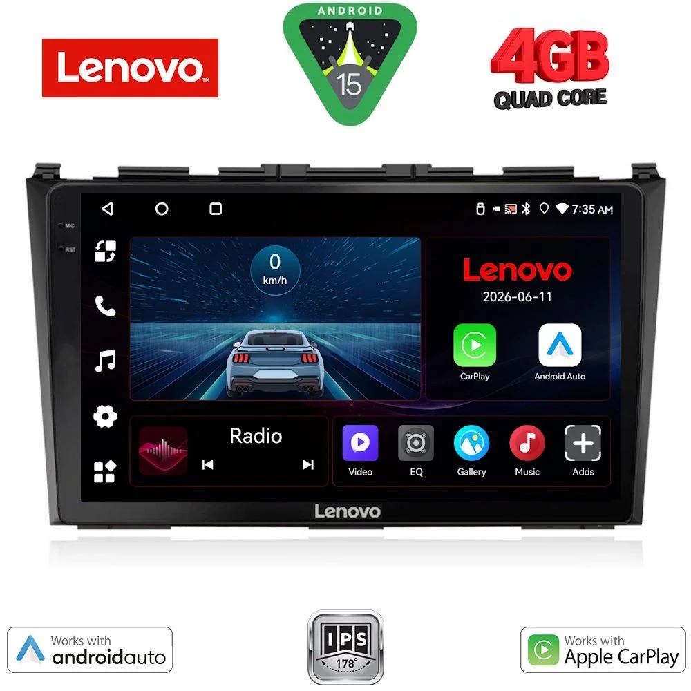 Φωτογραφία προϊόντος: LENOVO LVE 8197_CPAA (9inc) MULTIMEDIA TABLET for HONDA CRV mod. 2006-2012