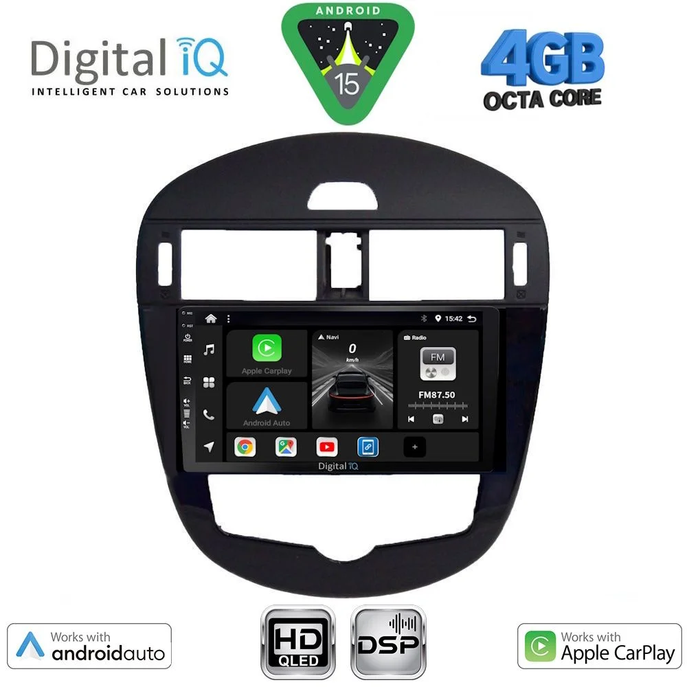 Φωτογραφία προϊόντος: DIGITAL IQ BXF 16470CL_CPAA (9inc) MULTIMEDIA TABLET for NISSAN PULSAR mod. 2014-2020 with CLIMA