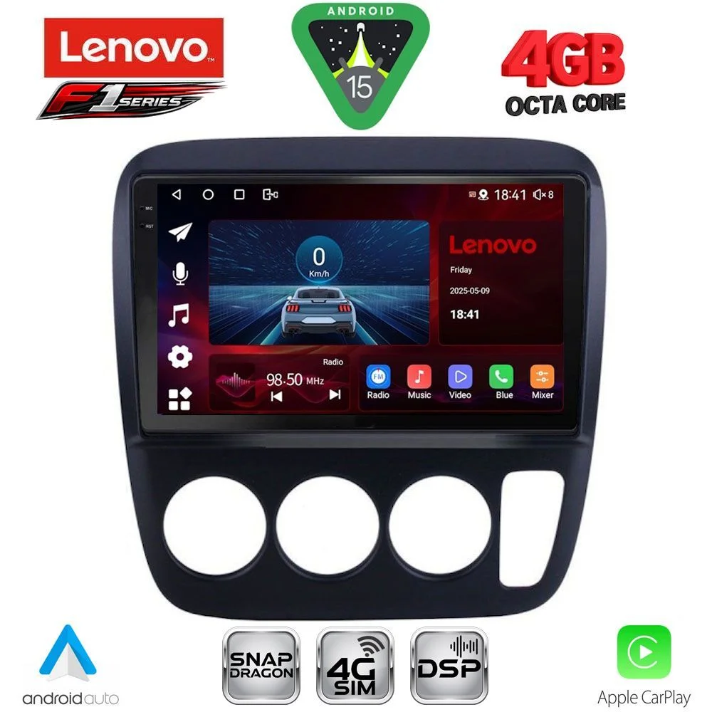 Φωτογραφία προϊόντος: LENOVO SSQ 9196_CPA A/C (9inc) MULTIMEDIA TABLET for HONDA CRV mod. 1996-2006
