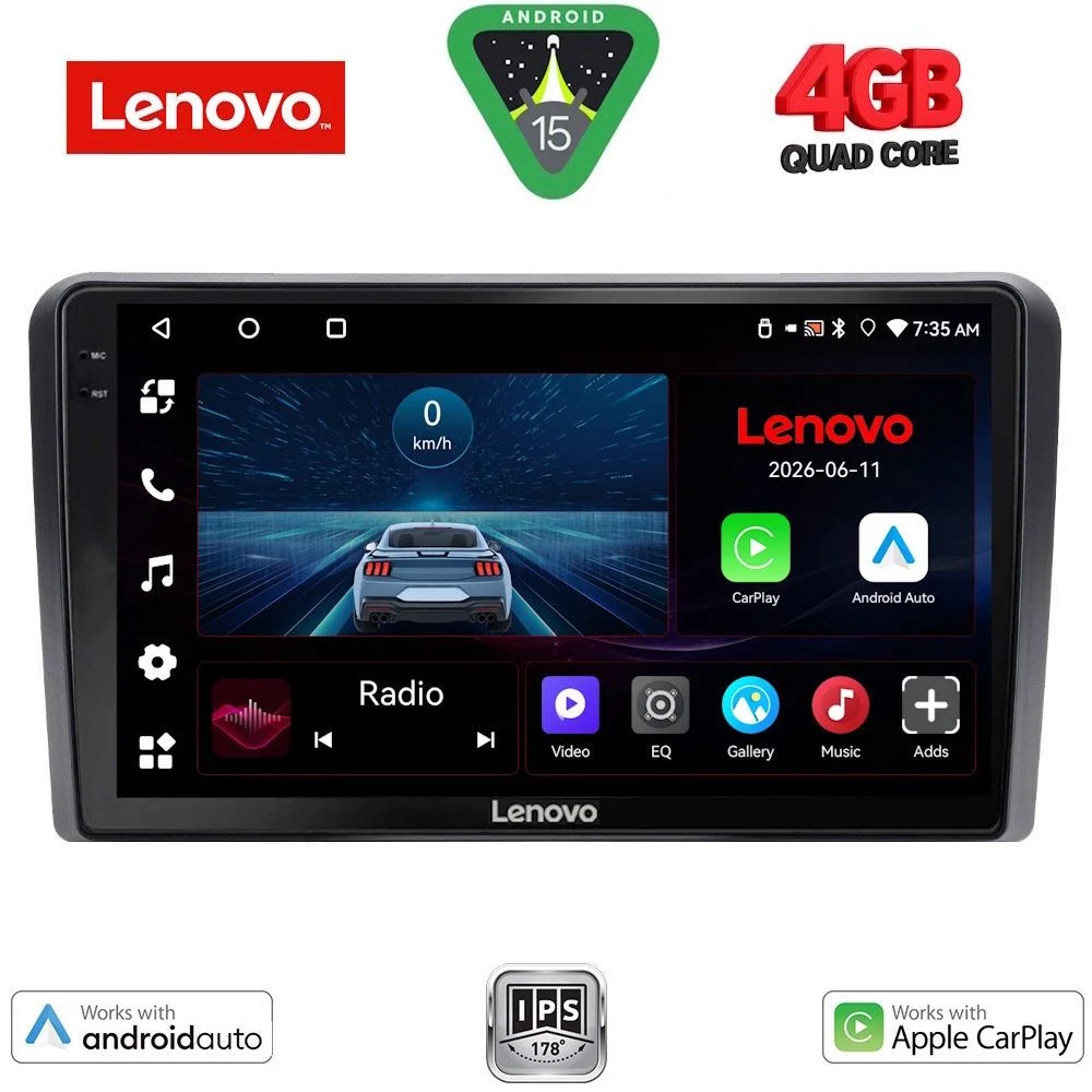 Φωτογραφία προϊόντος: LENOVO LVE 8131_CPAA (9inc) MULTIMEDIA TABLET for FIAT 500 mod. 2016-2025