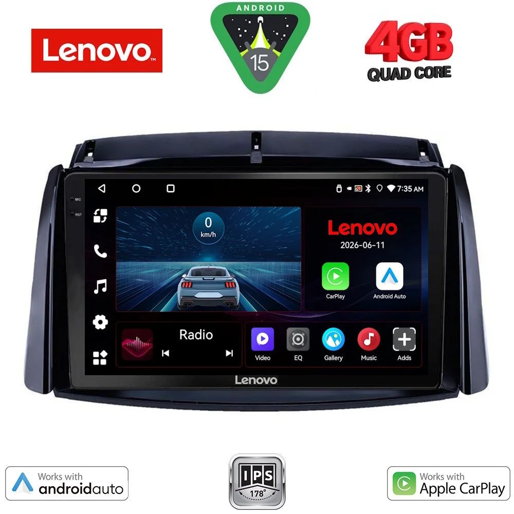 Φωτογραφία προϊόντος: LENOVO LVE 8551_CPAA (9inc) MULTIMEDIA TABLET for RENAULT KOLEOS mod. 2006-2016