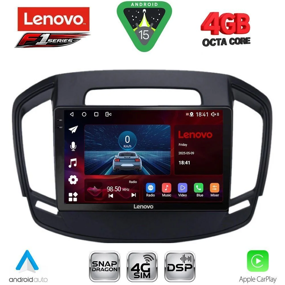 Φωτογραφία προϊόντος: LENOVO SSQ 9492_CPA (9inc) MULTIMEDIA TABLET for OPEL INSIGNIA mod.2014-2017