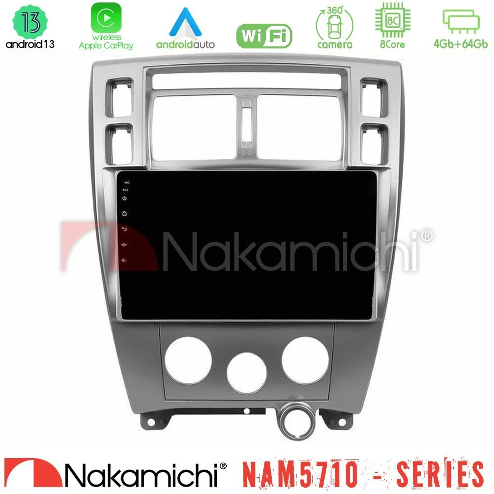 Φωτογραφία προϊόντος: Nakamichi NAM5710 Series 8Core Android13 4+64GB Hyundai Tucson Navigation Multimedia Tablet 10