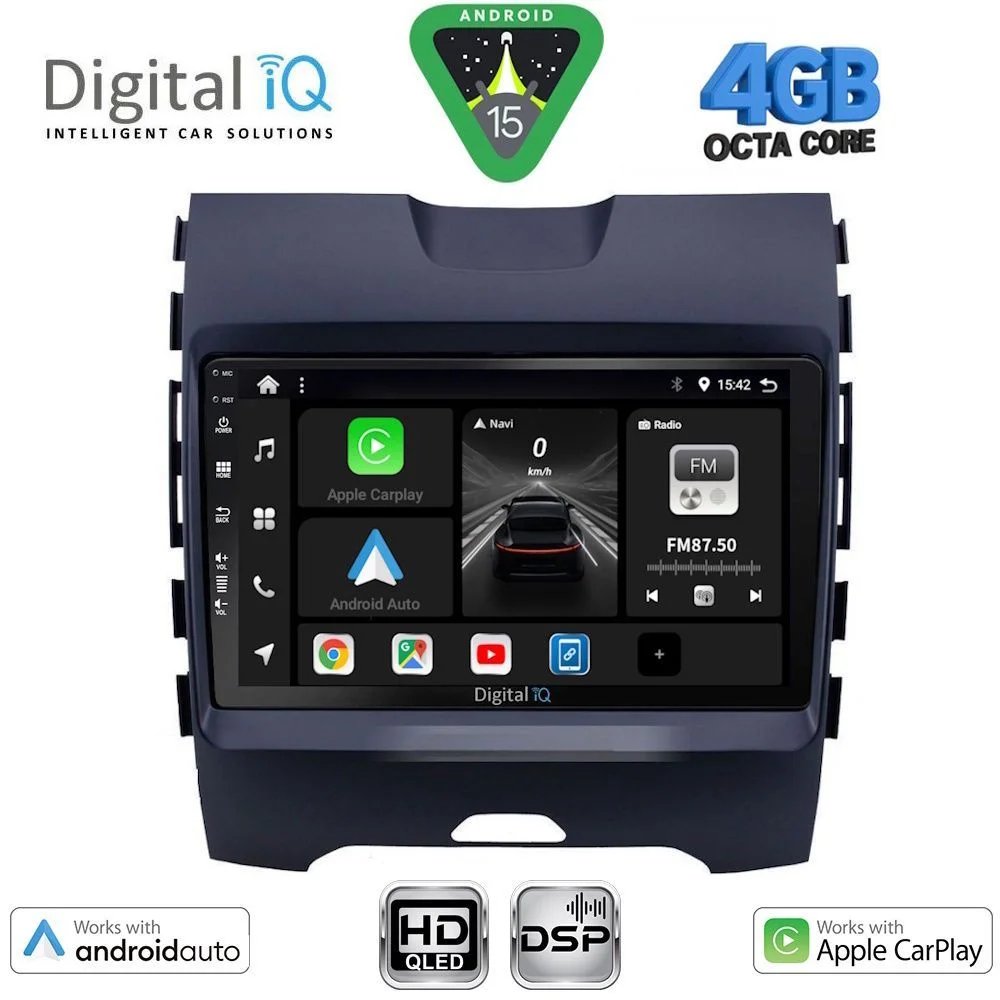 Φωτογραφία προϊόντος: DIGITAL IQ BXF 16152_CPAA (9inc) MULTIMEDIA TABLET for FORD EDGE mod. 2015-2023