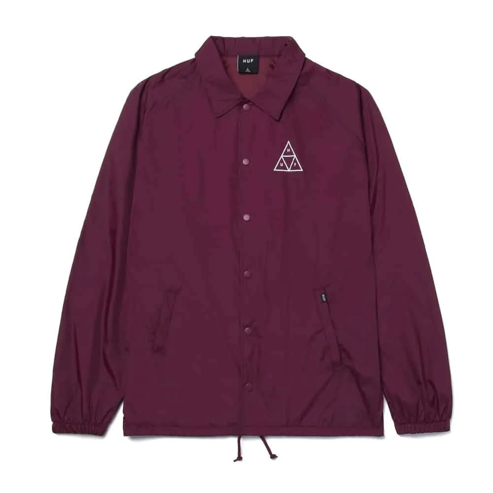 Φωτογραφία προϊόντος: Μπουφάν HUF Essentials Triple Triangle Coach Maroon