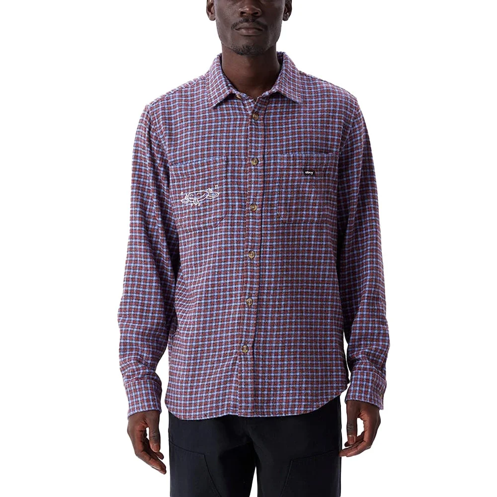 Φωτογραφία προϊόντος: Πουκάμισο Obey Monty Digital Violet Multi