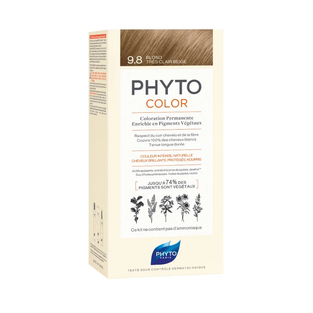 Φωτογραφία προϊόντος: Phytocolor - 9.8 - Ξανθό Πολύ Ανοιχτό Μπέζ