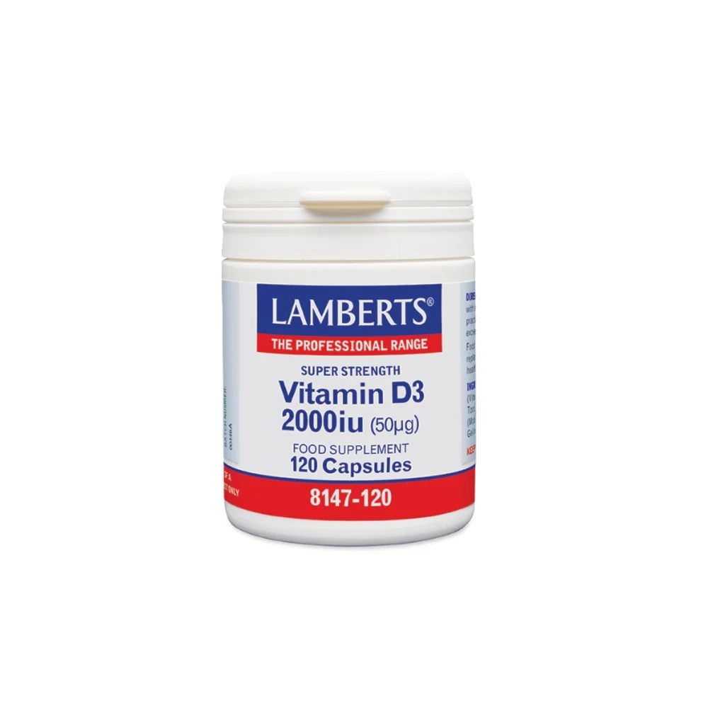 Φωτογραφία προϊόντος: LAMBERTS Vitamin D3 2000iu (50μg) 120caps