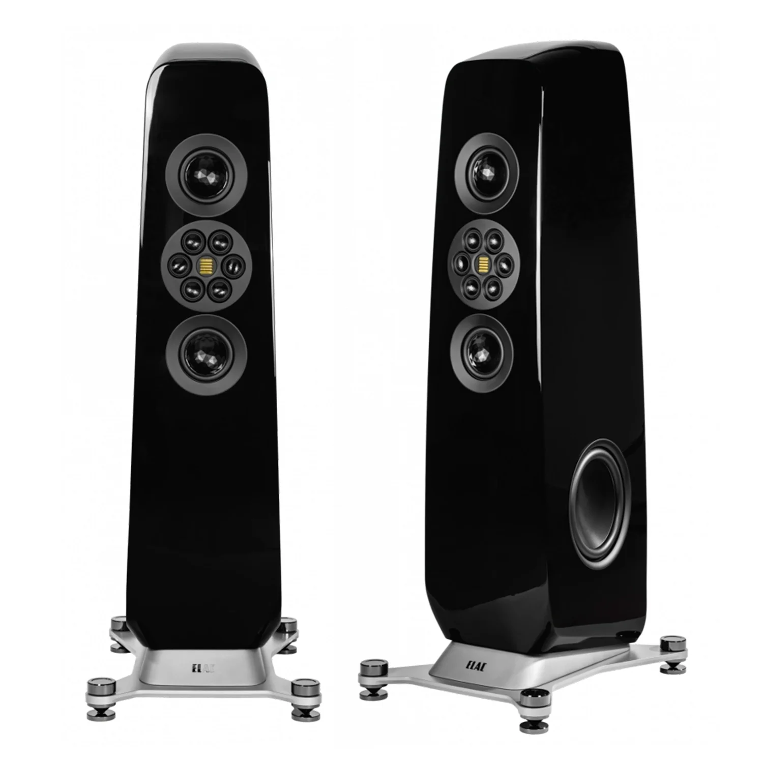Φωτογραφία προϊόντος: ELAC Concentro M 807 (Ζεύγος) | Floorstanding Speakers Black High Gloss with Black Rings