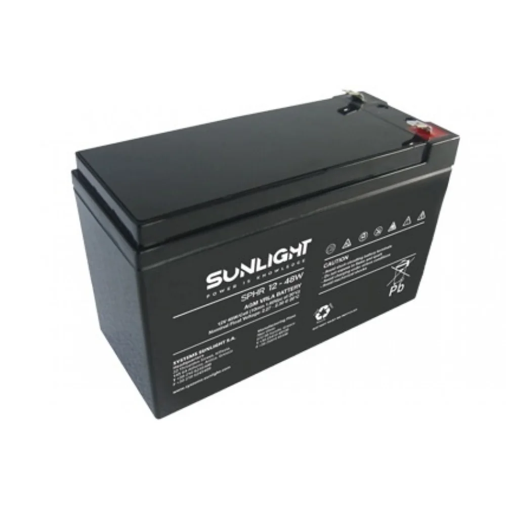 Φωτογραφία προϊόντος: Μπαταρία VRLA Sunlight SPHR12-48W 12V 9Ah