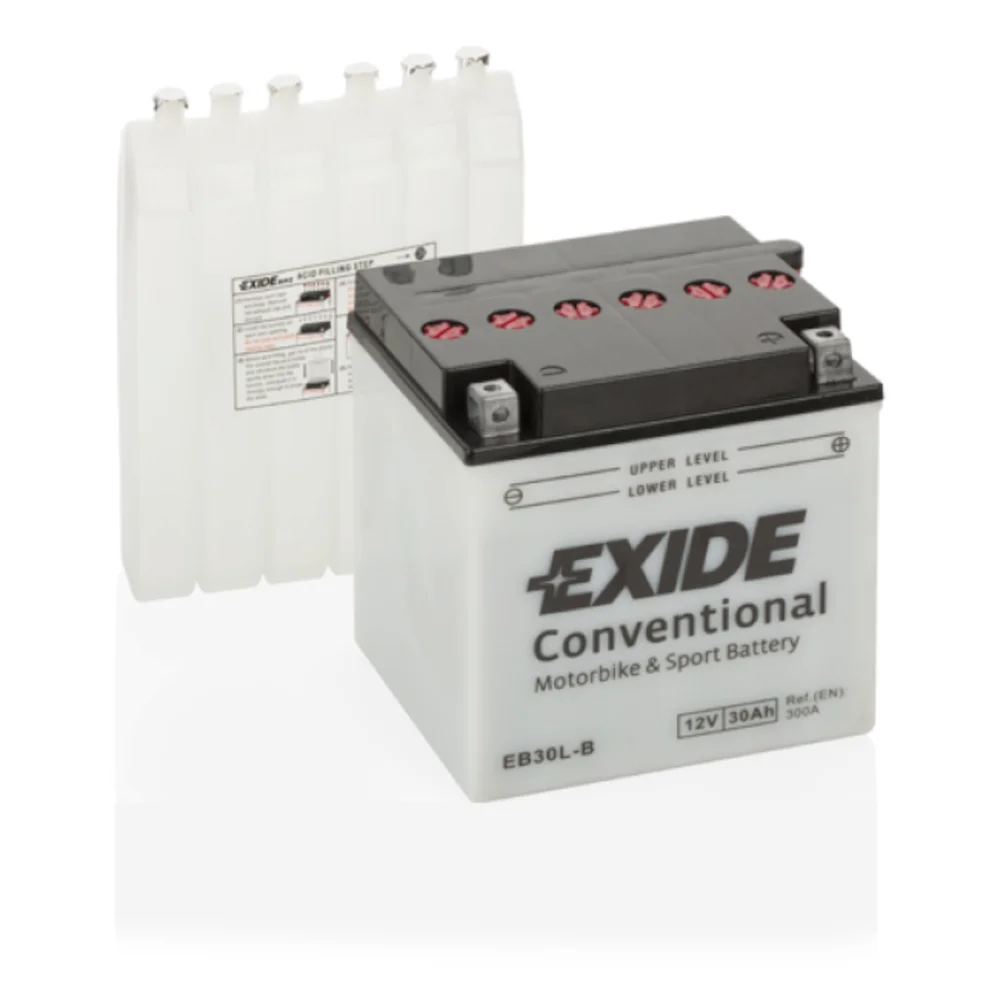 Φωτογραφία προϊόντος: Exide Technologies Μπαταρία μοτοσυκλέτας EXIDE EB30L-B 12V 30Ah