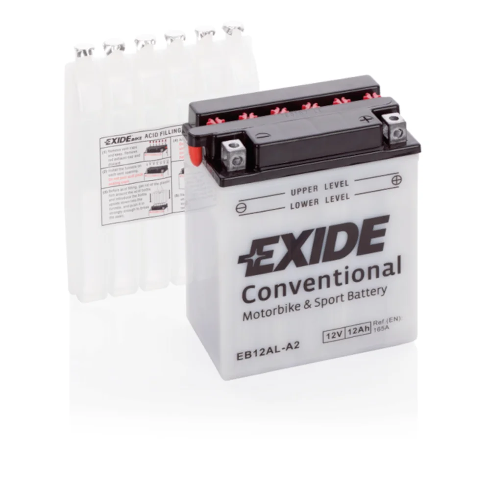 Φωτογραφία προϊόντος: Exide Technologies Μπαταρία μοτοσυκλέτας EXIDE EB12AL-A2 12V 12Ah