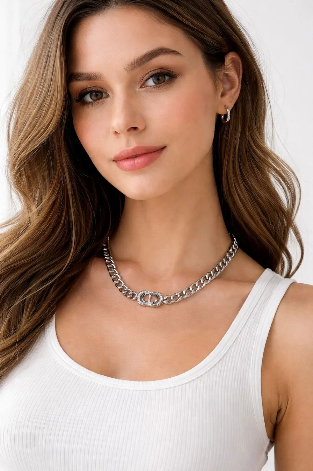 Φωτογραφία προϊόντος: ELUNA Dior Necklace Γυναικείο Κολιέ Αλυσίδα Silver