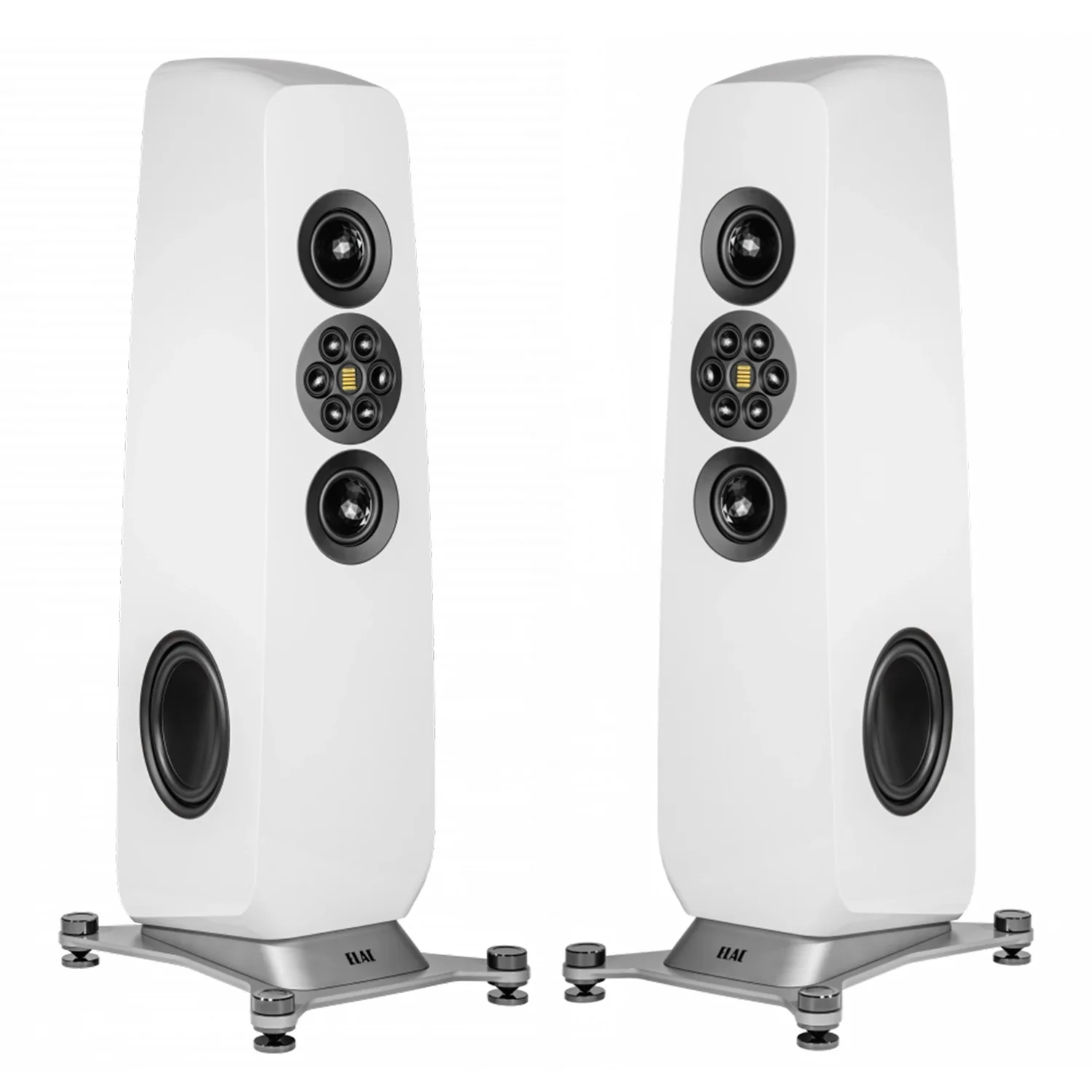 Φωτογραφία προϊόντος: ELAC Concentro M 807 (Ζεύγος) | Floorstanding Speakers White High Gloss with Black Rings