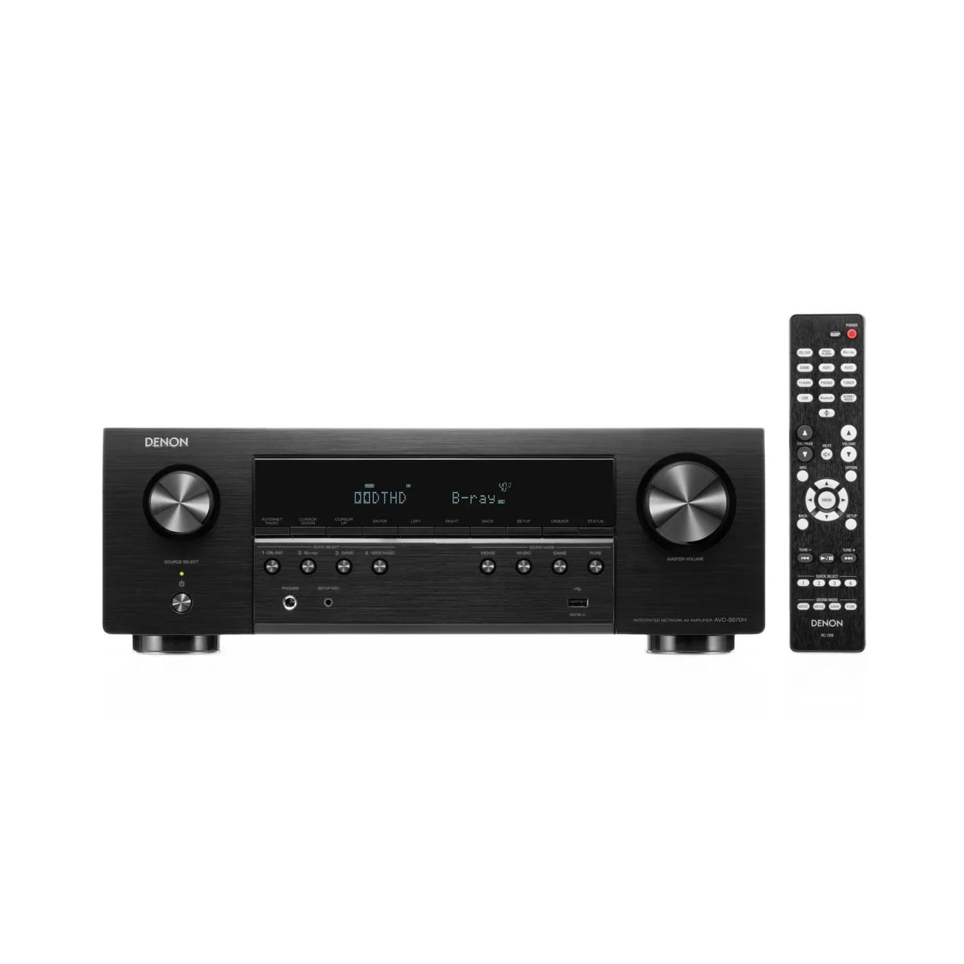 Φωτογραφία προϊόντος: DENON AVC-S670H | 5.2 8K AV Receiver with HEOS Black