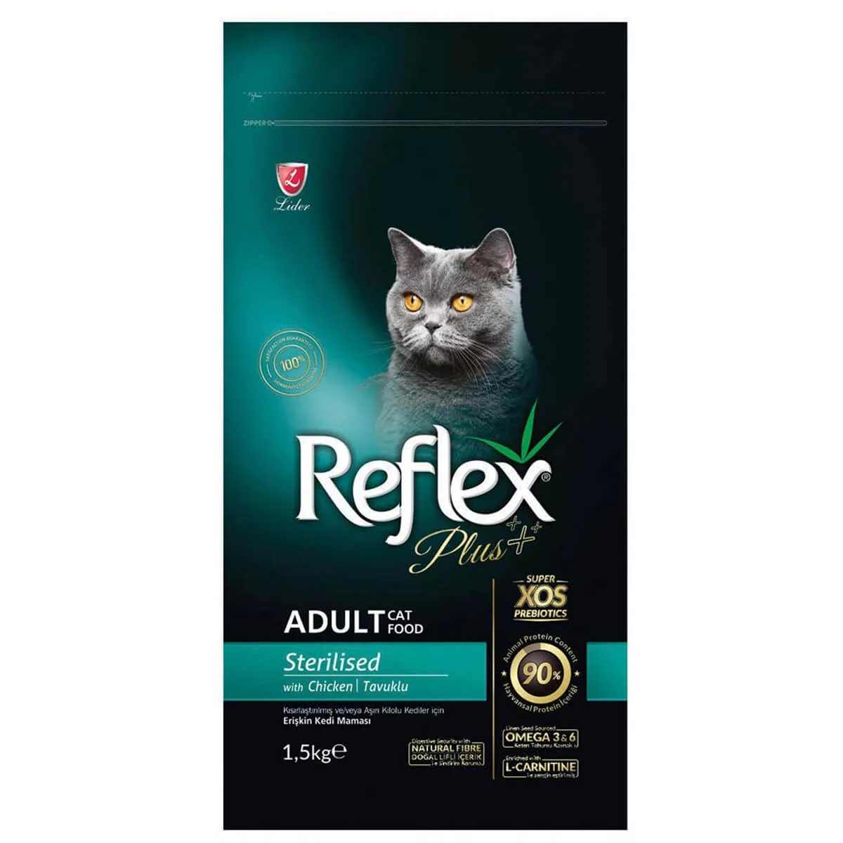Φωτογραφία προϊόντος: Reflex Plus Τροφή για ενήλικη στειρωμένη γάτα, κοτόπουλο & ρύζι