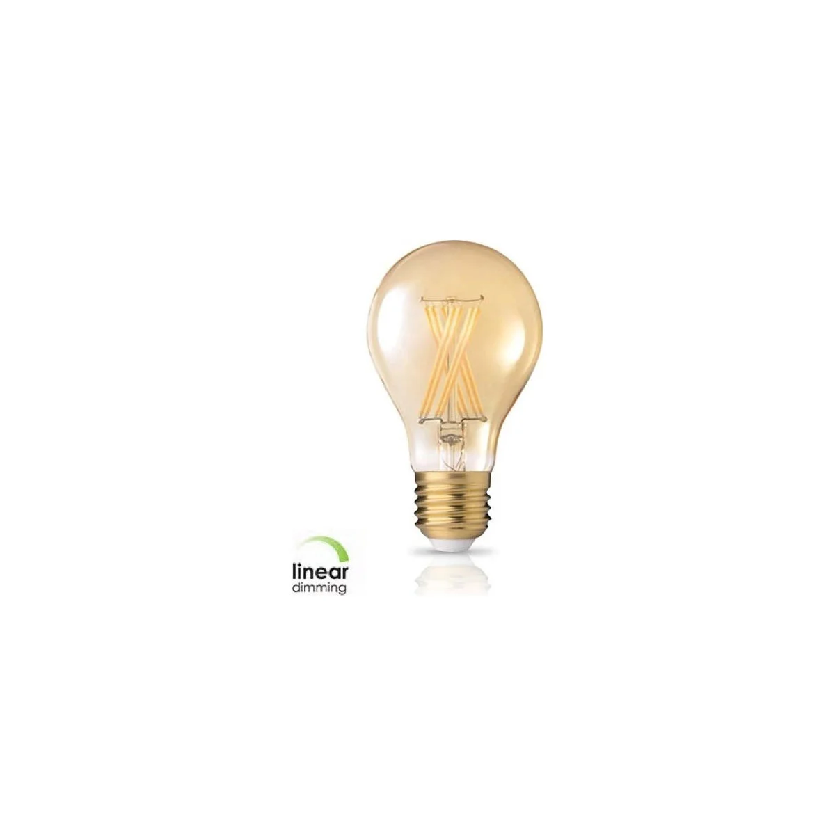 Φωτογραφία προϊόντος: Λάμπα LED Dimmable Νήματος Κλασική Gold E27 8W 630lm 2200K 44-05040