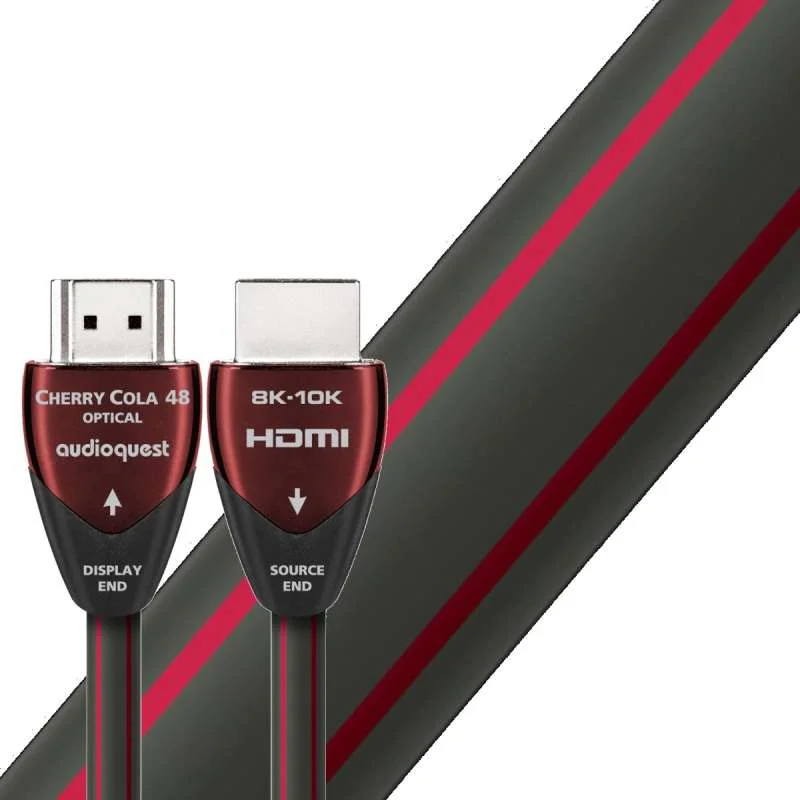Φωτογραφία προϊόντος: AudioQuest Cherry Cola 48 | Long-Length Ultra High Speed 48Gbps Active Optical HDMI 2.1 Cable