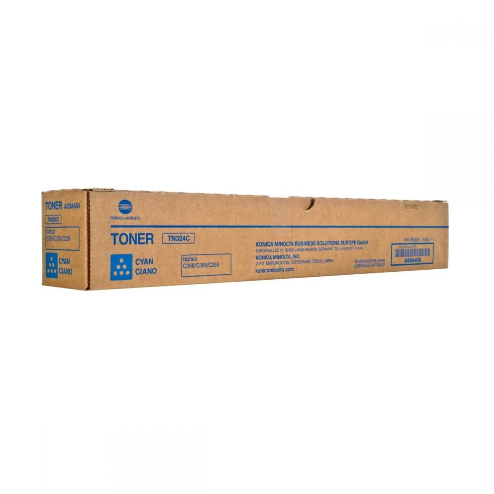 Φωτογραφία προϊόντος: Toner Konica-Minolta TN-324C A8DA450 Cyan 26k - A8DA450