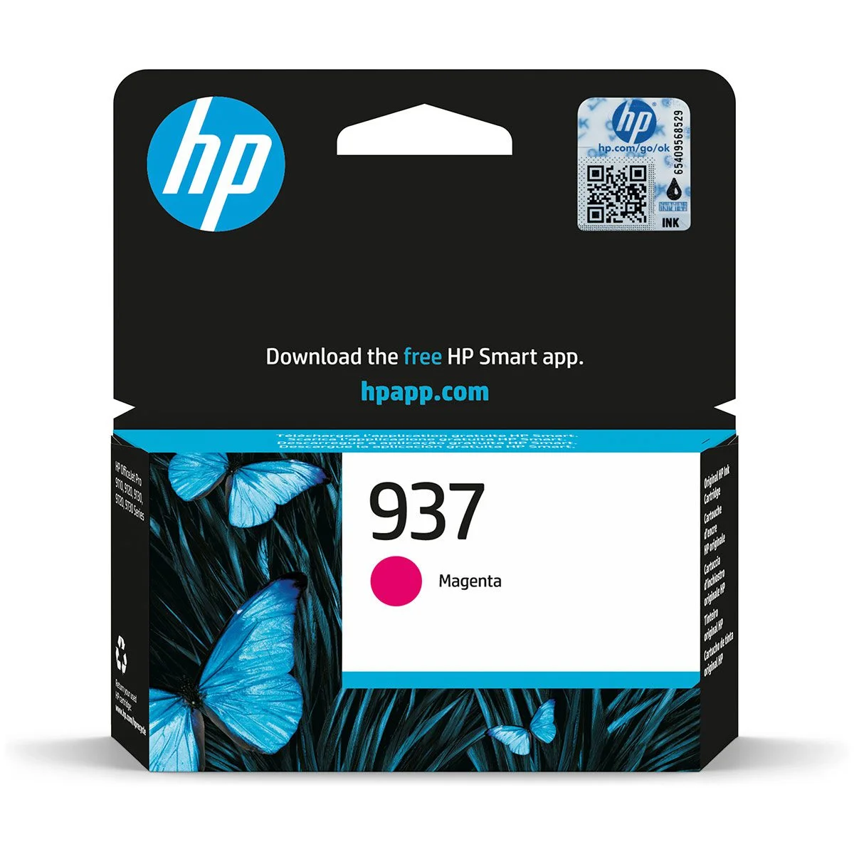 Φωτογραφία προϊόντος: Hewlett Packard HP 937 Magenta Original Ink Cartridge - 4S6W3NE