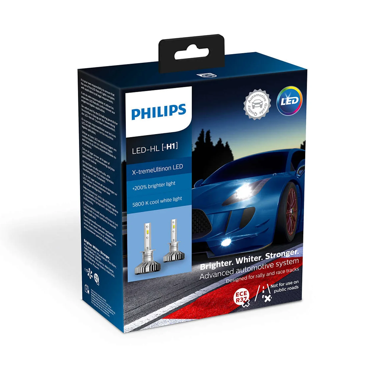 Φωτογραφία προϊόντος: Philips Λάμπες 12V H1 X-treme Ultinon LED – 2 τμχ.