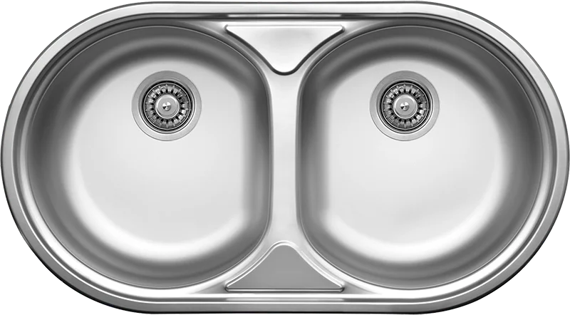 Φωτογραφία προϊόντος: Νεροχύτης κουζίνας ανοξείδωτος Kuchinox Normal SGN_020T χρώμα ασημί inox βουρτσισμένος ματ satin 78x43.5x15 ένθετος