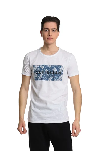 Φωτογραφία προϊόντος: Paco & Co Ανδρικό T-shirt Carribean 2431023-02 Λευκό