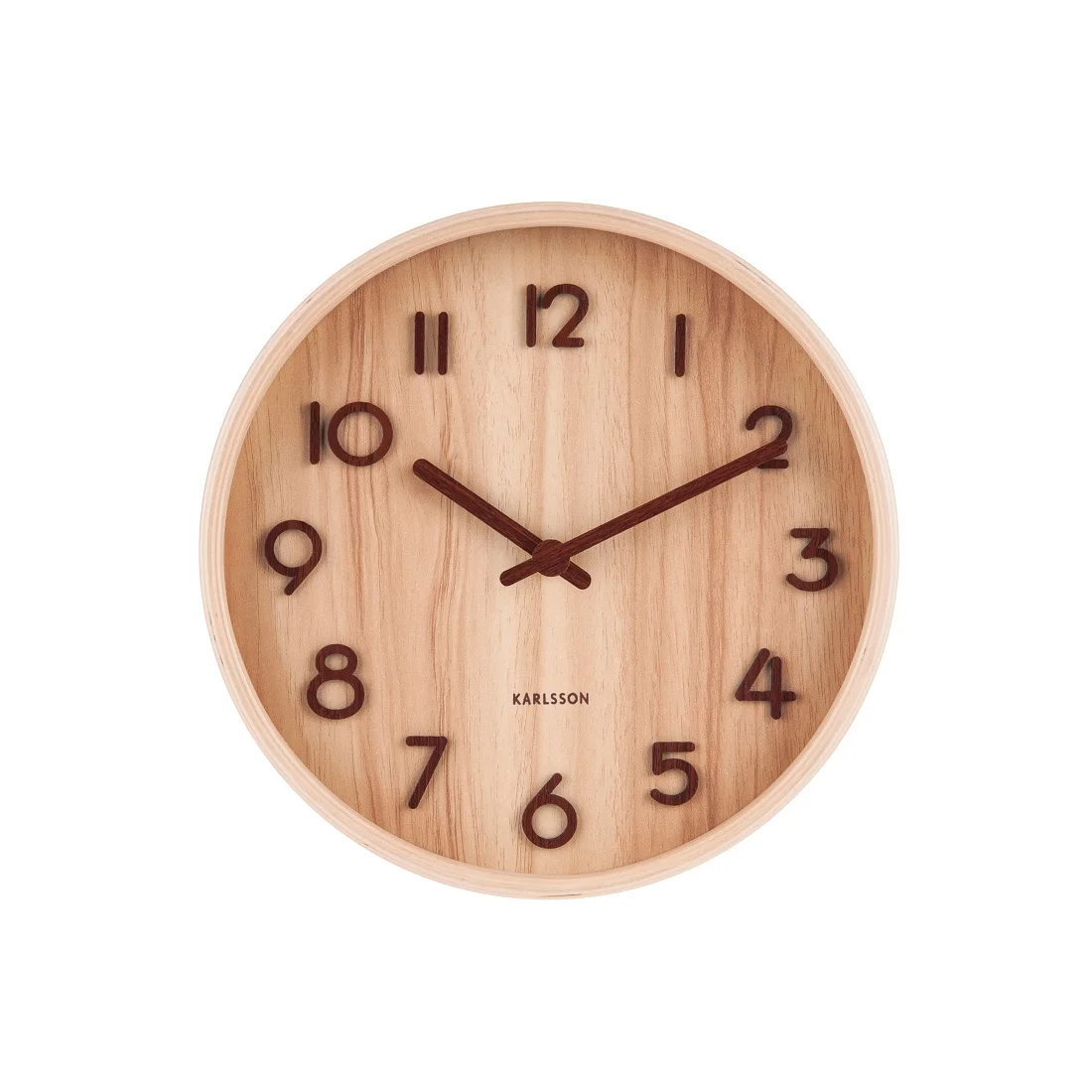 Φωτογραφία προϊόντος: Ρολόι Τοίχου Pure Small Light Wood Karlsson KA5808WD