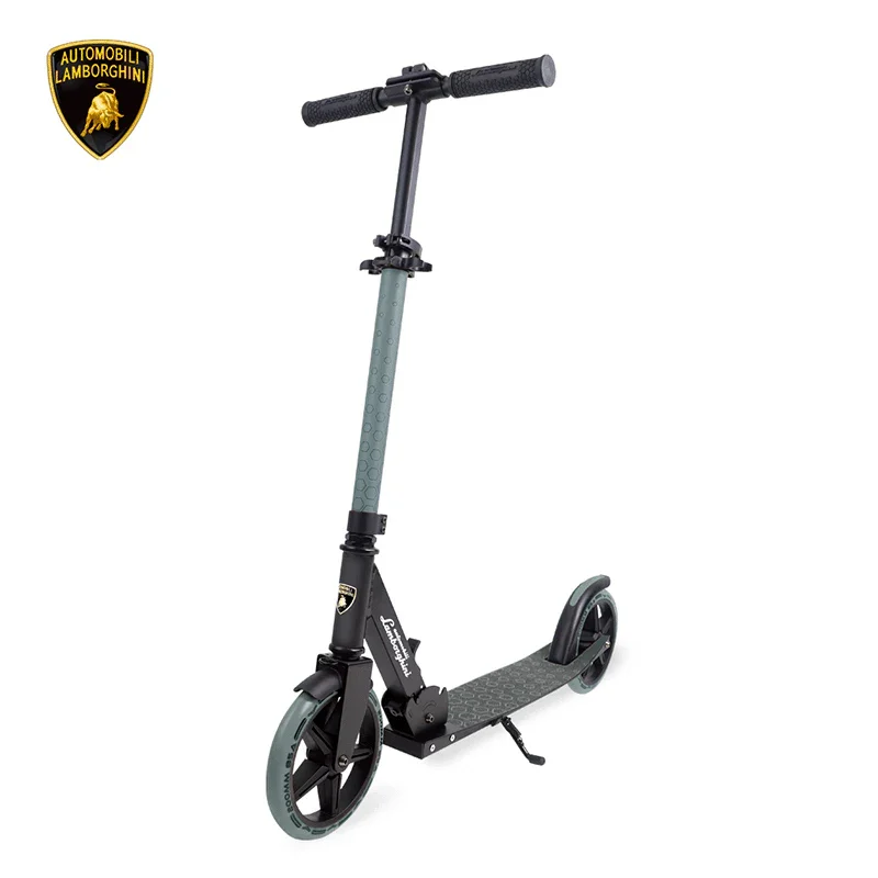 Φωτογραφία προϊόντος: KICKNROLL LAMBORGINI ΠΑΤΙΝΙ SCOOTER ΑΝΑΔΙΠΛΟΥΜΕΝΟ ΜΕ ΤΡΟΧΟ 200mm BLACK/GREY L6-200