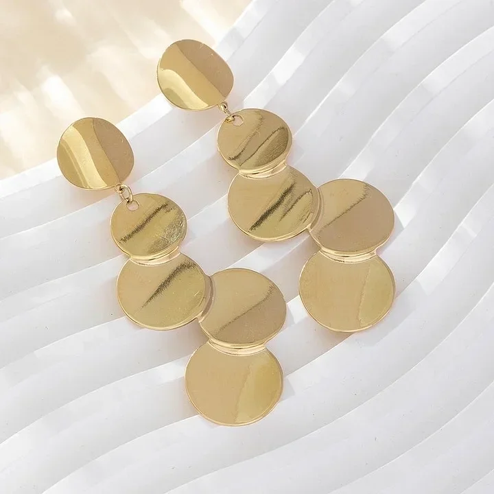Φωτογραφία προϊόντος: Peach Jewelry Σκουλαρίκια Στυλ Μοντέρνο από 316 Ανοξείδωτο Ατσάλι Τιτανίου Επιχρυσωμένα 18K