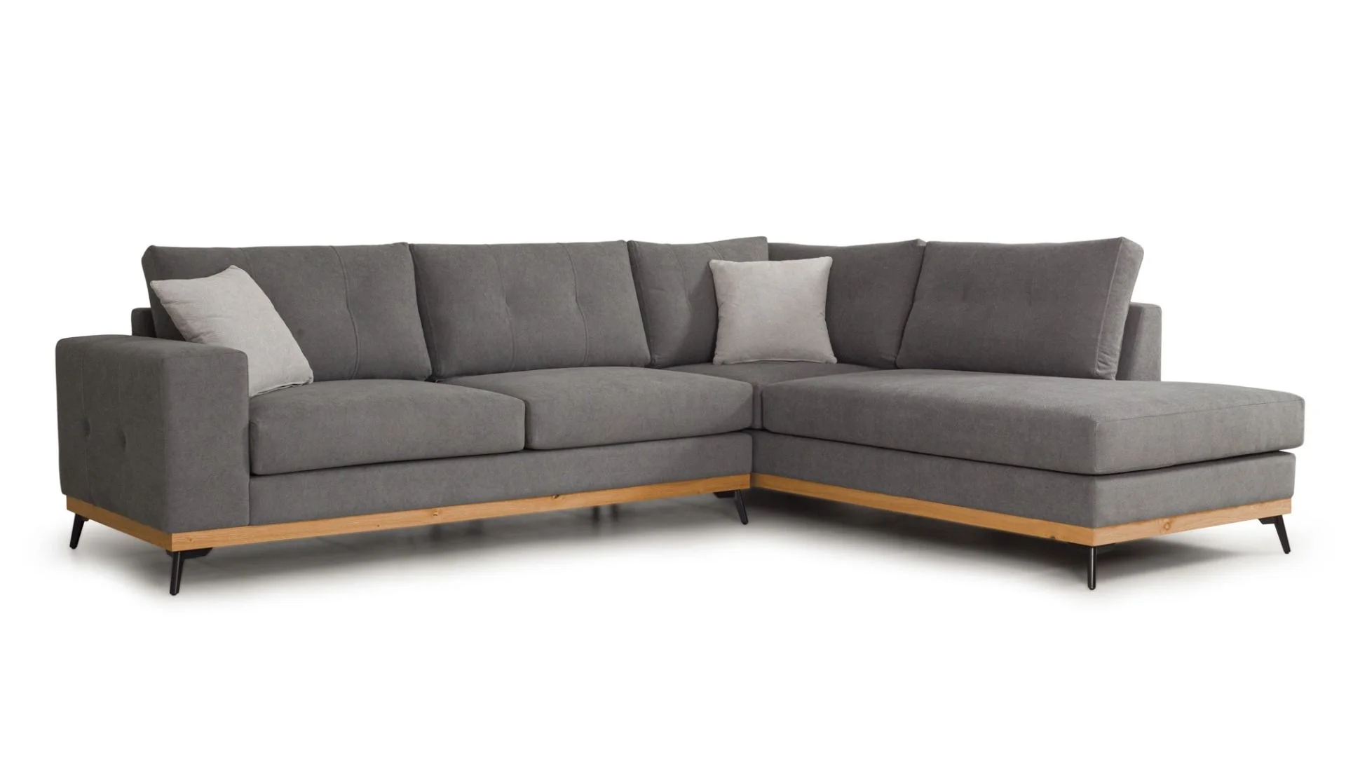 Φωτογραφία προϊόντος: e-decor Καναπές γωνιακός 13 - Ύφασμα / Ξύλο / Αφρολέξ - 290Μx235Πx95Υ