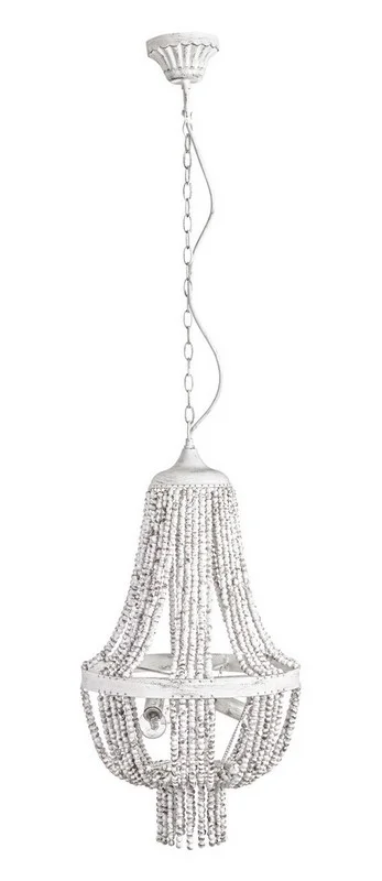 Φωτογραφία προϊόντος: Bizzotto Πολυέλαιος Drop Τρίφωτος Λευκός (35x35x61 εκ.) E14 - MDF / Μέταλλο - 35Μx35Πx61Υ