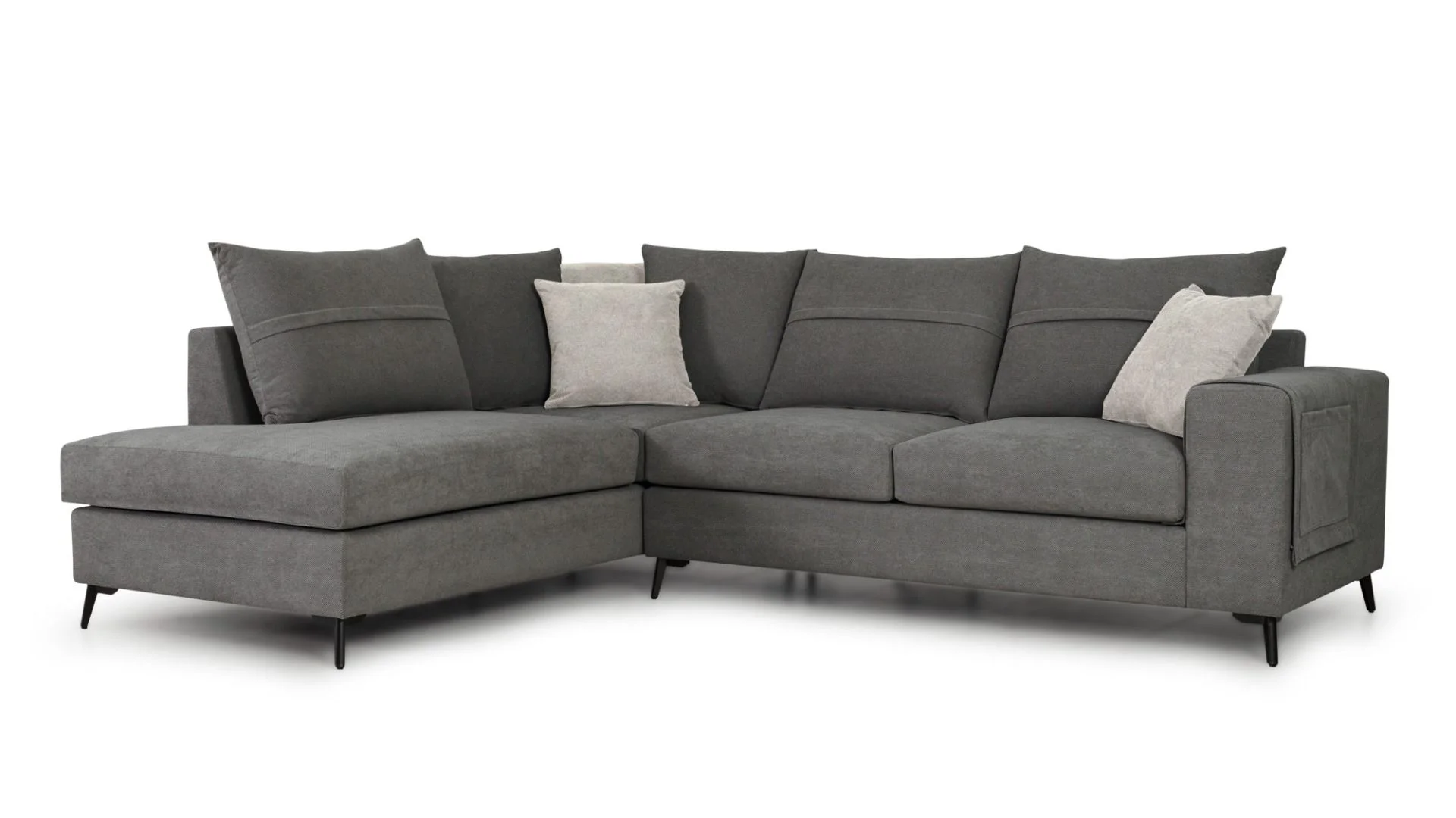Φωτογραφία προϊόντος: e-decor Γωνιακός καναπές Αριστερός Montana - Ύφασμα / Ξύλο / Αφρολέξ - 275Μx215Πx100Υ