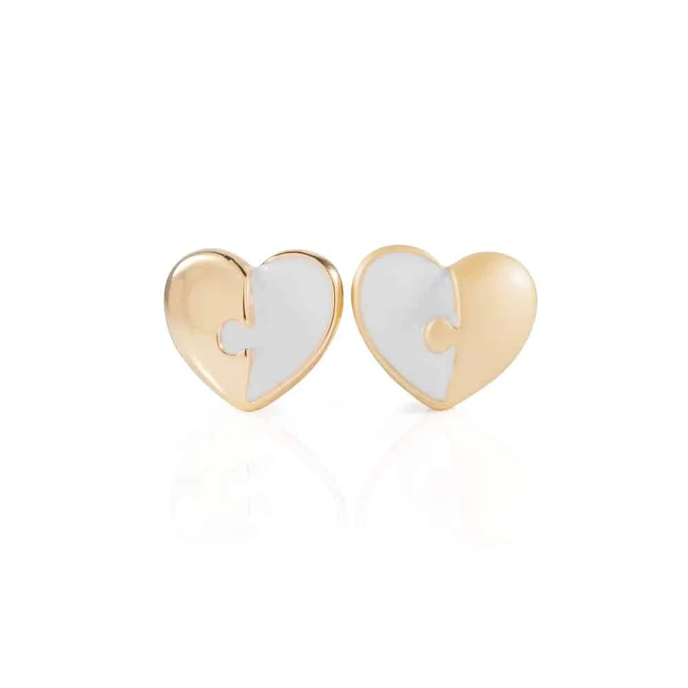 Φωτογραφία προϊόντος: METALMORPHOSE MTMP108BX ΚΑΡΦΙΤΣΑ FASHION PIN SET OF 2 PINS – COUPLE PUZZLE HEARTS