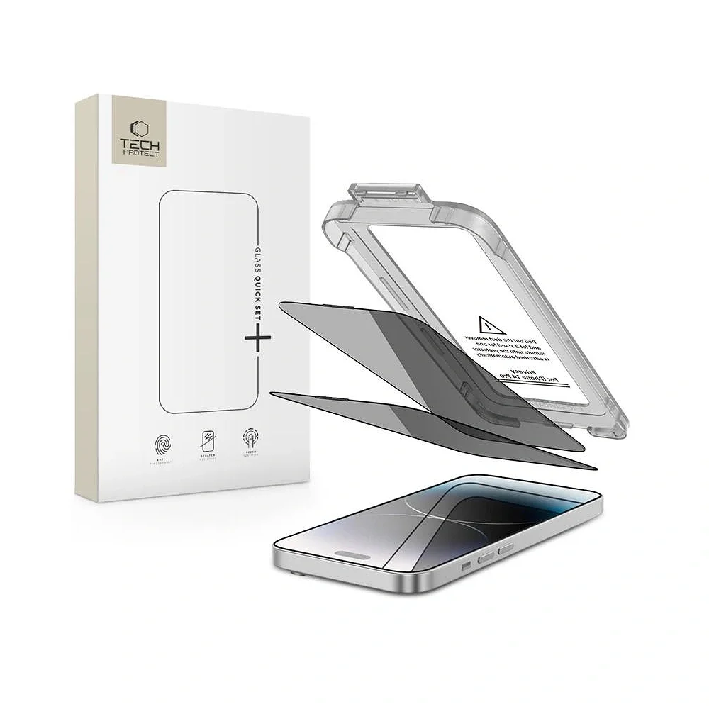 Φωτογραφία προϊόντος: Tech-Protect Quick Set Spy+ 2-Pack Apple iPhone 14 Pro Privacy